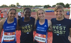 Strong results for Team BC on day one of athletics 